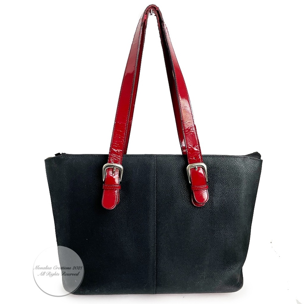 Jack Georges Bag Milano Madison Avenue Business Tote Computer * Damaged Straps *